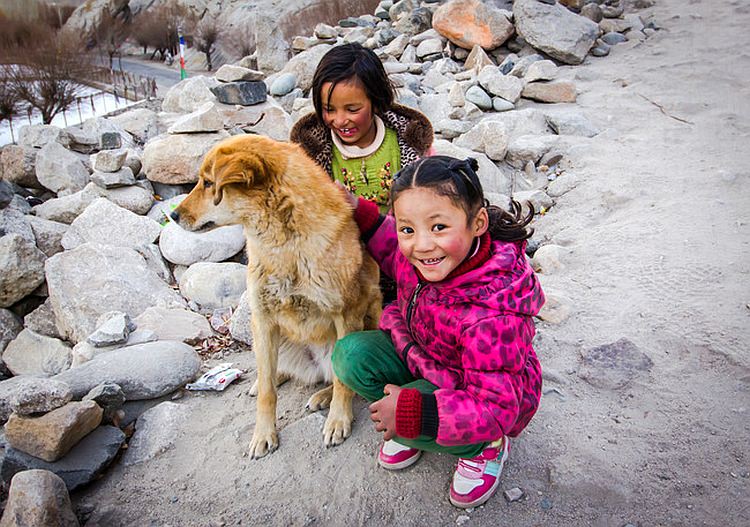 Cute Ladakhi girls