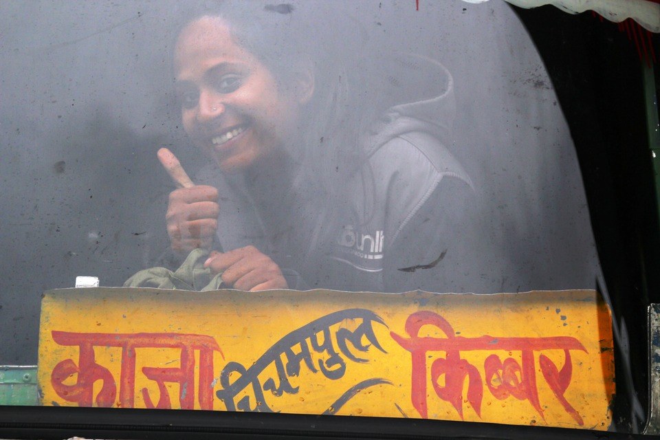 On the way to Kibber