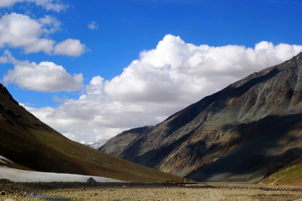 Contrasting landscapes of Spiti Valley