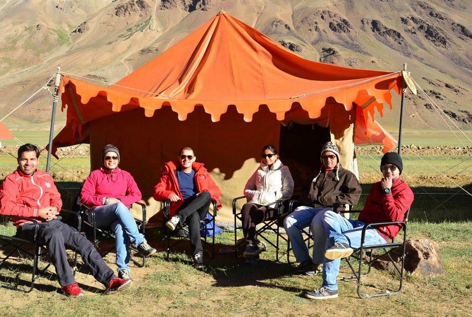 We at Sarchu Campsite