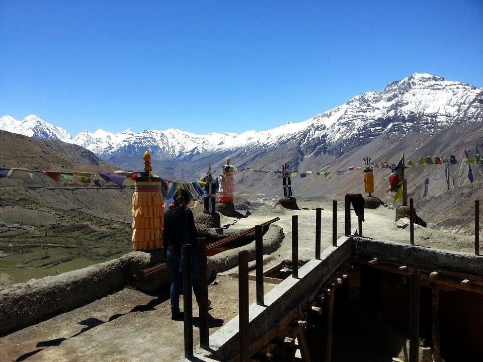 Dhankar Monastery Roof