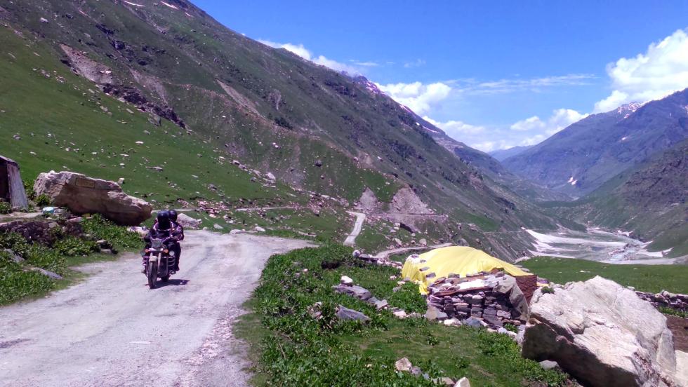 En route to Lahaul and Spiti, Himachal Pradesh