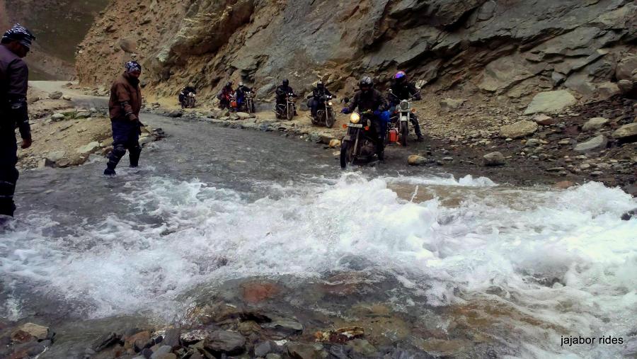 One of the water streams enroute Sarchu